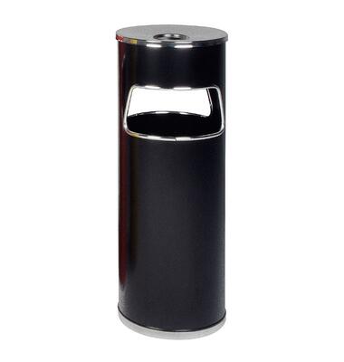 Painted Ashtray with Two Openings in Black